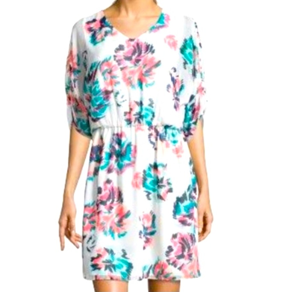 Shoshanna Silk Floral Dress